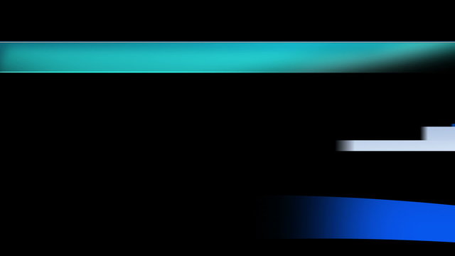 Three different lower third styles with a luma matte