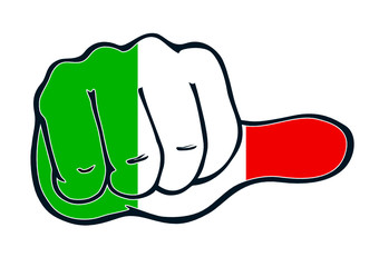 italy thumb judgement even