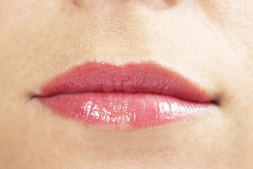 Fototapeta premium Red lips