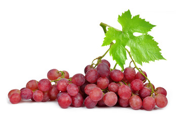 grapes isolated on white background