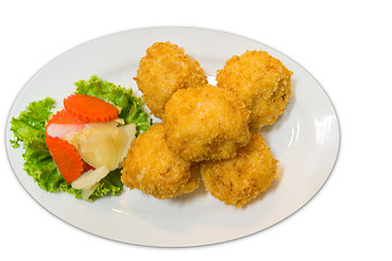 Shrimp ball is snack