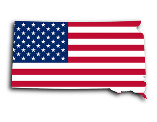 Map of South Dakota