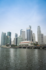 skyline city of singapore
