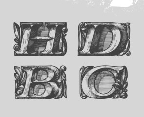 Font. Vector illustration © ~ Bitter ~