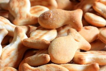 Печенье на завтрак в виде рыбок