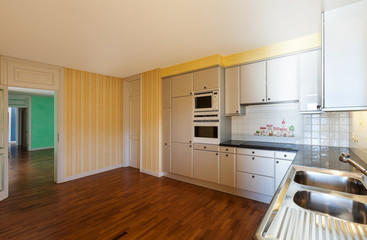 Fototapeta premium Interior classic apartment, kitchen