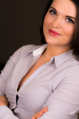 Professional female arms folded