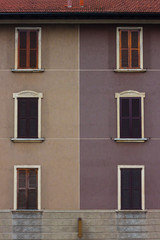 Architectural detail of an old building