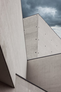 Architectural detail of a modern building