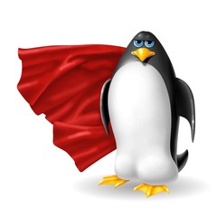 Obraz premium superpinguino