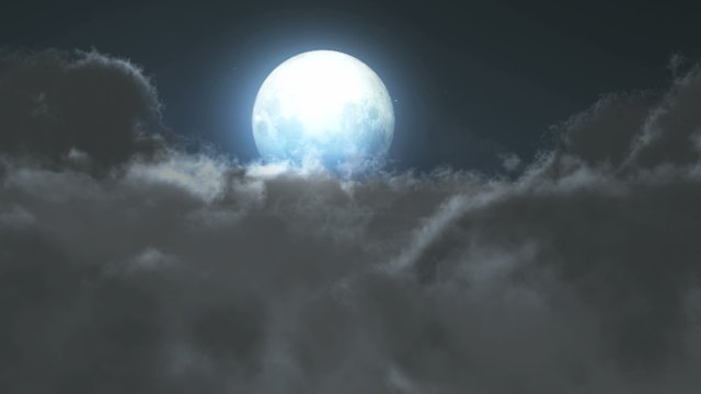 night fly moon
