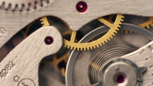 Old Stopwatch mechanism with tick-tick sound