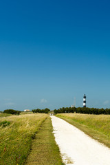 Fototapeta na wymiar Landscape with lighthouse in France