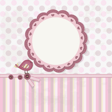 Baby Girl - Scrapbook - Place your text and photo
