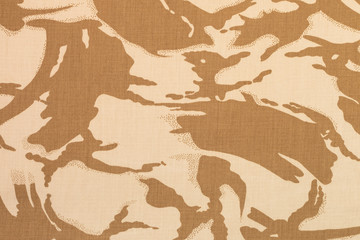British armed force desert dpm camouflage fabric texture backgro