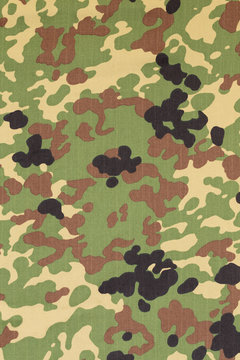 Japanese armed force flecktarn camouflage fabric texture backgro