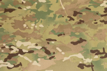 Door stickers Dust Armed force multicam camouflage fabric texture background