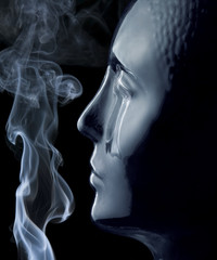 glass head and smoke