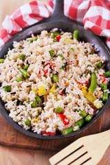 Vegetable fried rice