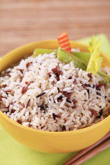 Bowl of mixed rice