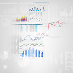 Fototapeta premium Marketing high tech background