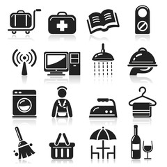 Hotel icons set4. vector eps 10
