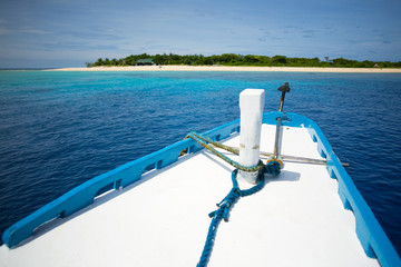 Seascape with the boat, Philippines
