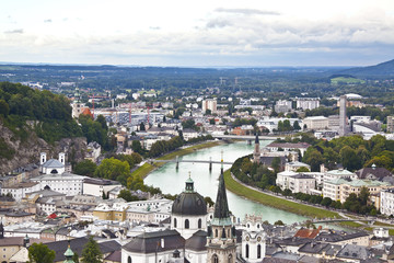 panorama of Salzburg. Austria
