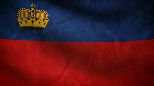 Liechtenstein flag.