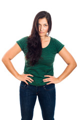 Obraz premium Serious woman