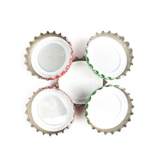 bottle cap on white background