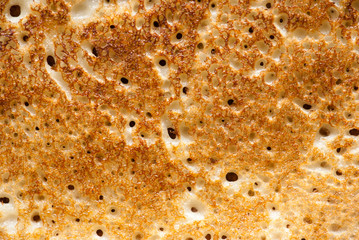 closeup of bread on background