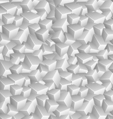 Grayscale Cubes Background