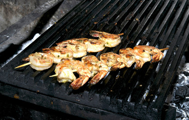 Креветки-гриль
