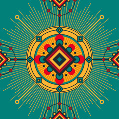 Geometric seamless pattern.