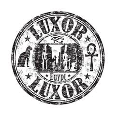 Luxor grunge rubber stamp