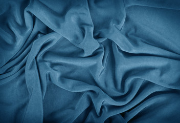 Fototapeta premium fondo di stoffa blu