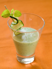 Healthy vegetable smoothie