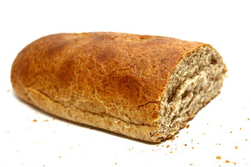 Bread from rye and wheat flour of a rough grinding