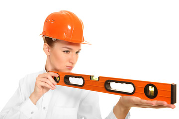 Young woman architect