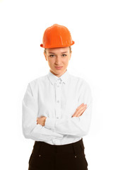 Young woman architect