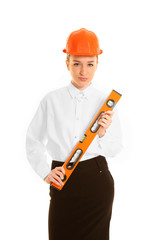 Young woman architect