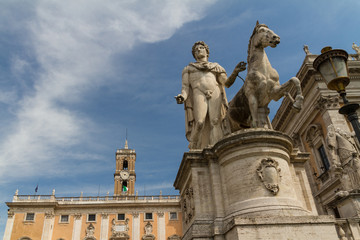 Obraz premium Campidoglio square (Piazza del Campidoglio) in Rome, Italy