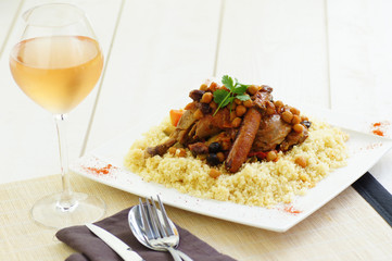 couscous et verre de boulaouane 2