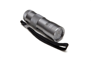 UV Flashlight Isolated on White Background