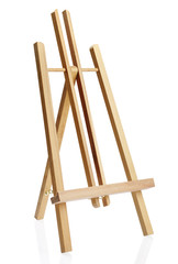 wooden easel