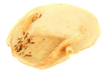Pancake isolated on white