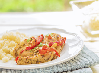 Honey Mustard Chicken Thighs