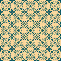 Seamless ornamental decorative pattern