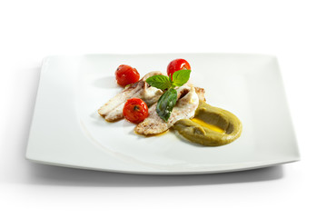 Seabass with Tomato